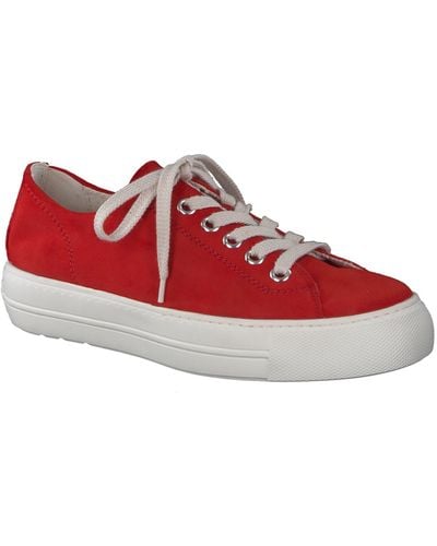 Paul Green Bixby Platform Sneaker - Red