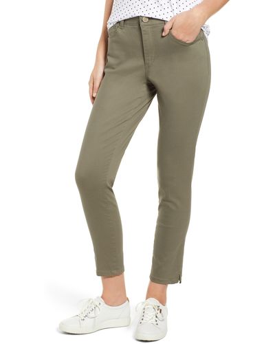 Wit & Wisdom 'ab'solution High Waist Ankle Skinny Pants - Natural