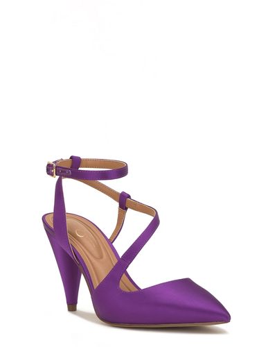 Jessica Simpson maggie Ankle Strap Pointed Toe Pump - Purple