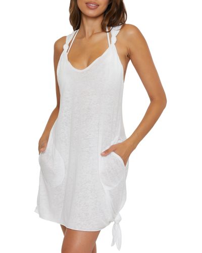 Becca Beach Date Cover-up Dress - White