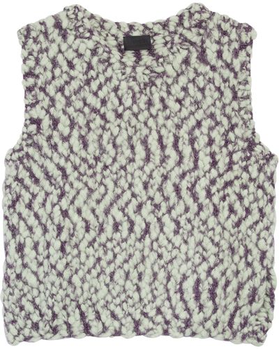 Puppets and Puppets Sea Moss Sweater Tank - Gray