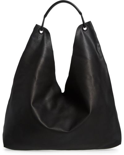 The Row Bindle 3 Large Hobo Bag - Black