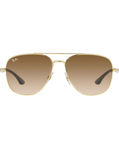 Ray-Ban 59mm Gradient Square Sunglasses - Multicolor