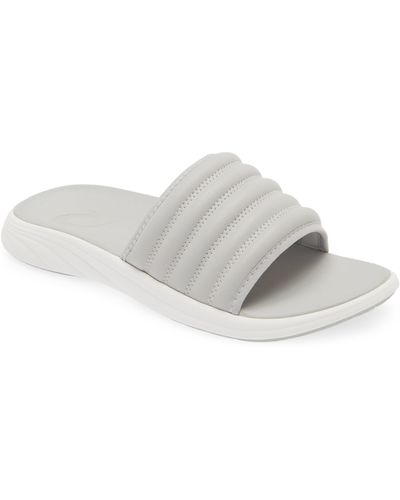 Olukai Komo Slide Sandal - White