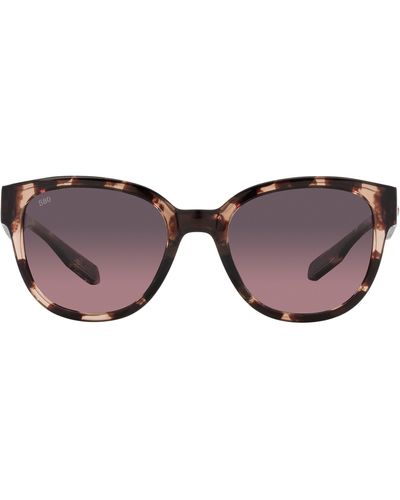 Costa Del Mar Salina 53mm Gradient Polarized Rectangular Sunglasses - Multicolor