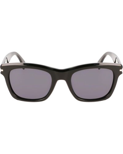 Lanvin Jl 52mm Rectangular Sunglasses - Black