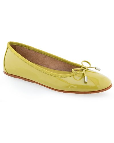 Aerosoles Pia Ballet Flat - Wide Width Available - Yellow