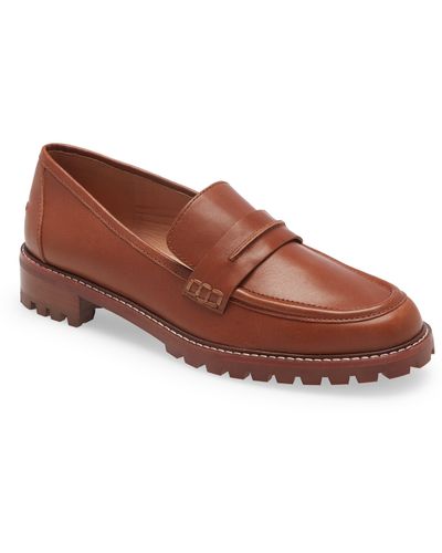 Madewell The Corinne Lug Sole Loafer - Brown