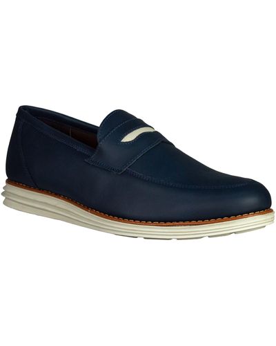 Sandro Moscoloni Natal Penny Loafer - Blue