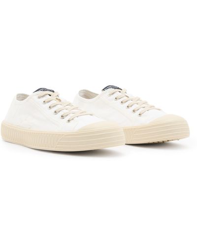 AllSaints Sherman Low Top Canvas Sneaker - White