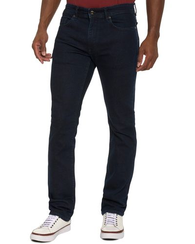 Robert Graham Dayne Straight Leg Jeans - Blue