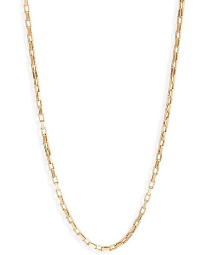 Bony Levy 14k Gold Paper Clip Chain Necklace - Multicolor