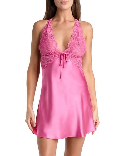 In Bloom Love Story Chemise - Pink