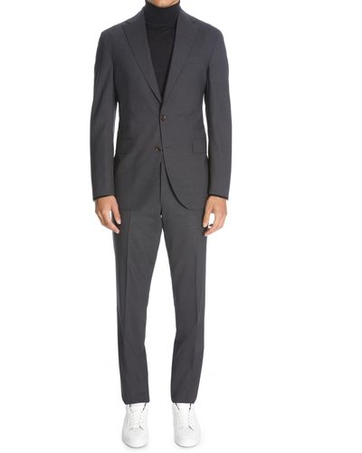 Jack Victor Dallas Wool Blend Suit - Black