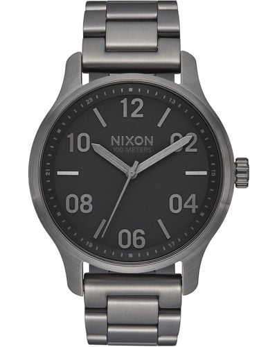 Nixon The Patrol Bracelet Watch - Gray
