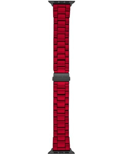 Michael Kors Stainless Steel Apple Watch Bracelet 22mm - Red