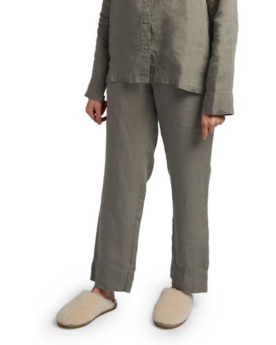 Parachute Linen Lounge Pants - Gray