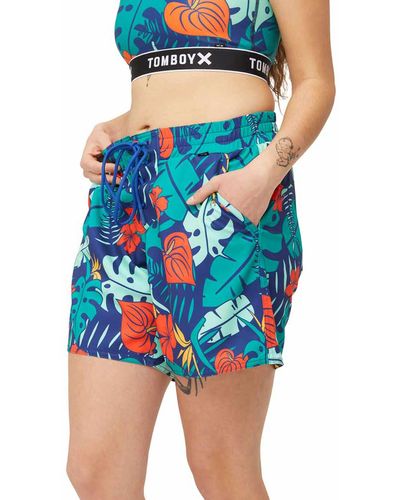 TOMBOYX Heritage 7-inch Board Shorts - Blue