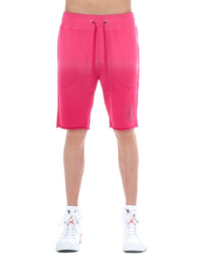 Cult Of Individuality Cutoff Ombré Sweat Shorts - Pink