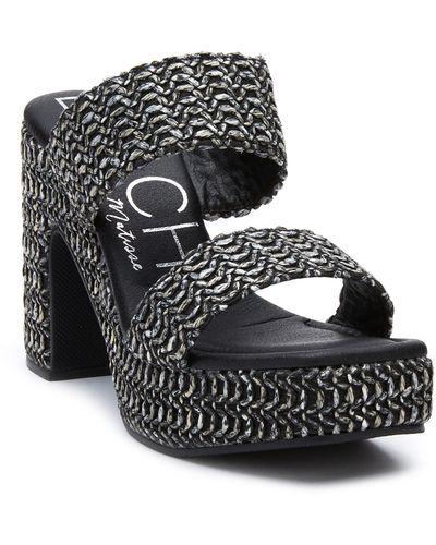 Matisse Gem Platform Sandal - Black
