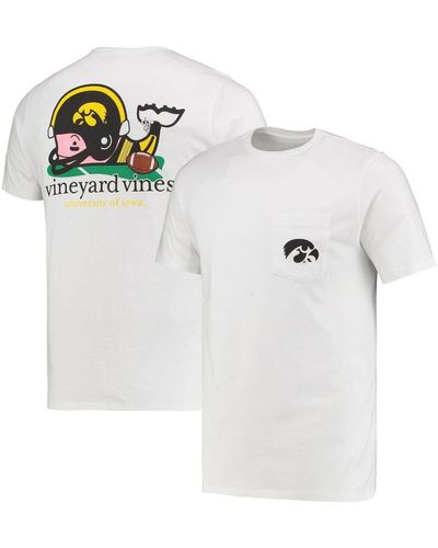Vineyard Vines Iowa Hawkeyes Football Whale T-shirt At Nordstrom - White