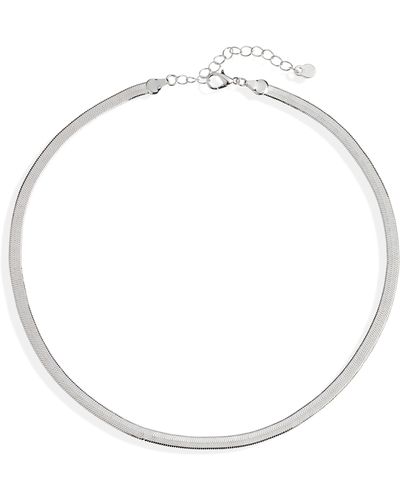 BP. Herringbone Chain Necklace At Nordstrom - White