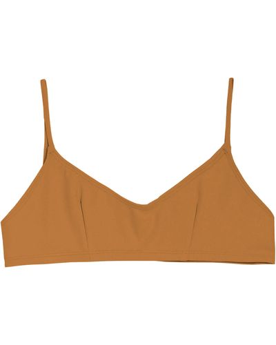 NU SWIM X Stas Bikini Top - Brown