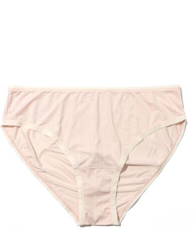 Hanky Panky Movecalm Ruched Back Briefs - Pink