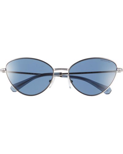 Swarovski 58mm Cat Eye Sunglasses - Blue