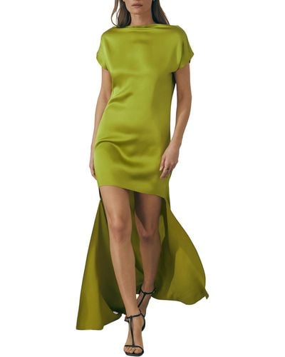 Reiss Atelier Eloise High-low Dress - Green
