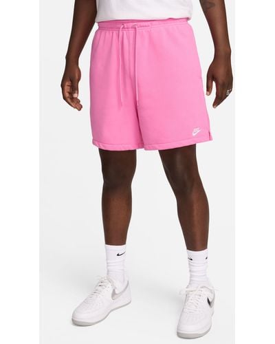 Nike Club French Terry Flow Shorts - Pink