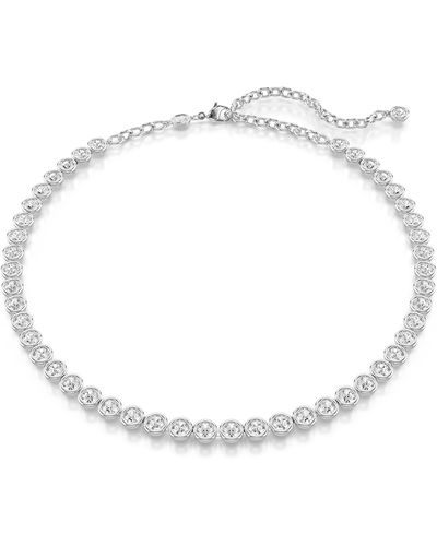 Swarovski Imber Tennis Necklace - White