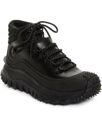 Moncler Trailgrip Gore-tex® Waterproof High Top Sock Sneaker - Black