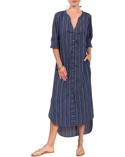 EVERYDAY RITUAL Carley Caftan At Nordstrom - Blue