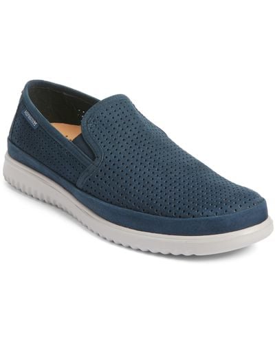 Mephisto Tiago Perforated Loafer - Blue