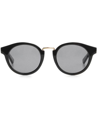 Mango Metal Bridge Sunglasses - Black