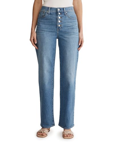 Madewell The Tall Perfect Vintage Wide Leg Crop Jeans - Blue