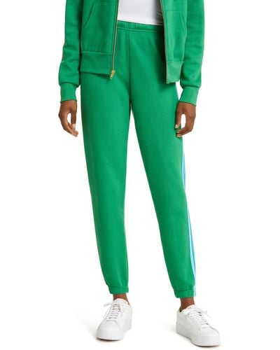Aviator Nation Stripe Sweatpants - Green