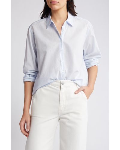 Xirena Xírena Beau Cotton Button-up Shirt - White