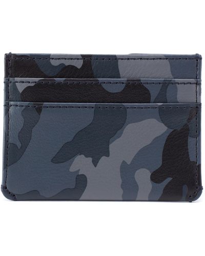 Hobo International Leather Card Case - Gray