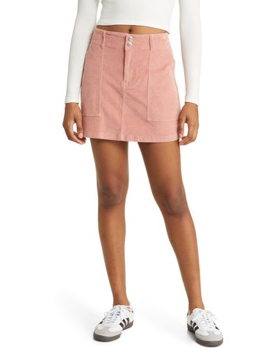 BP. Corduroy Miniskirt - Pink