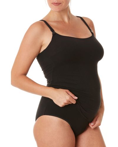 Cache Coeur Bodyguard Absorbent Leakproof Maternity/nursing Top - Black
