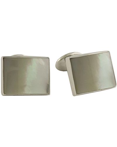 David Donahue Sterling Silver Cuff Links - Multicolor