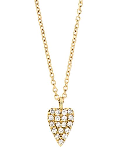 Bony Levy Icons Large Heart Pendant Necklace - Metallic