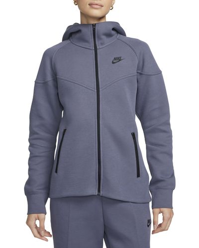 Nike Sportswear Tech Fleece Windrunner Zip Hoodie - Blue