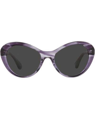 Oliver Peoples Zarene 55mm Butterfly Sunglasses - Purple