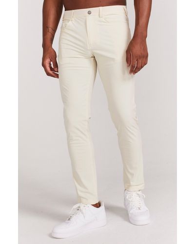 Redvanly Kent Pull-on Golf Pants - White