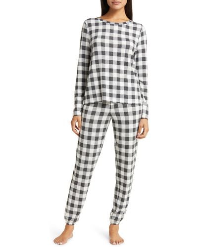 Nordstrom Brushed Hacci Pajamas - Multicolor