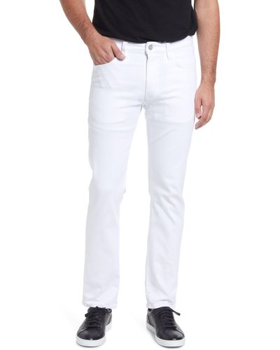 34 Heritage Courage Straight Leg Jeans - White