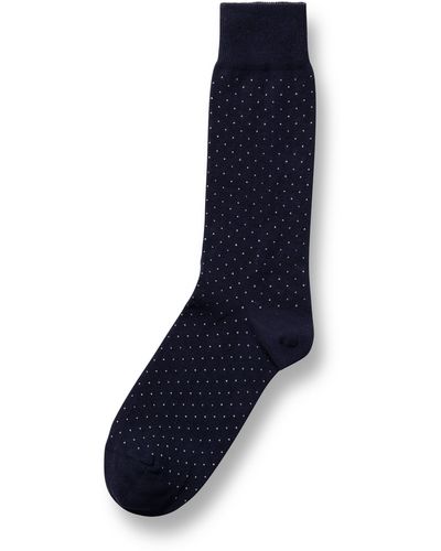 Charles Tyrwhitt Micro Dash Socks - Blue